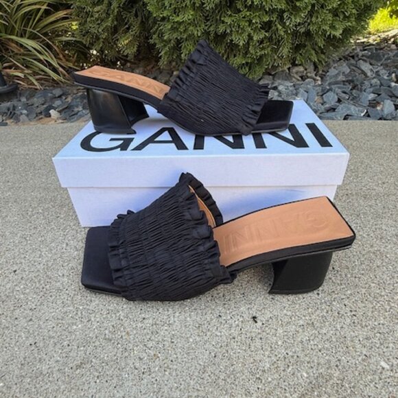 Ganni smock mules new in box 39 - Picture 8 of 10